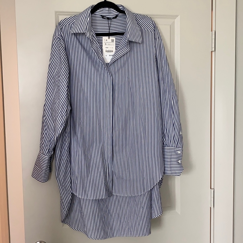 Oversize Striped Shirt